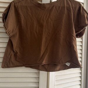 FP Movement by Free People Brown Crop Top